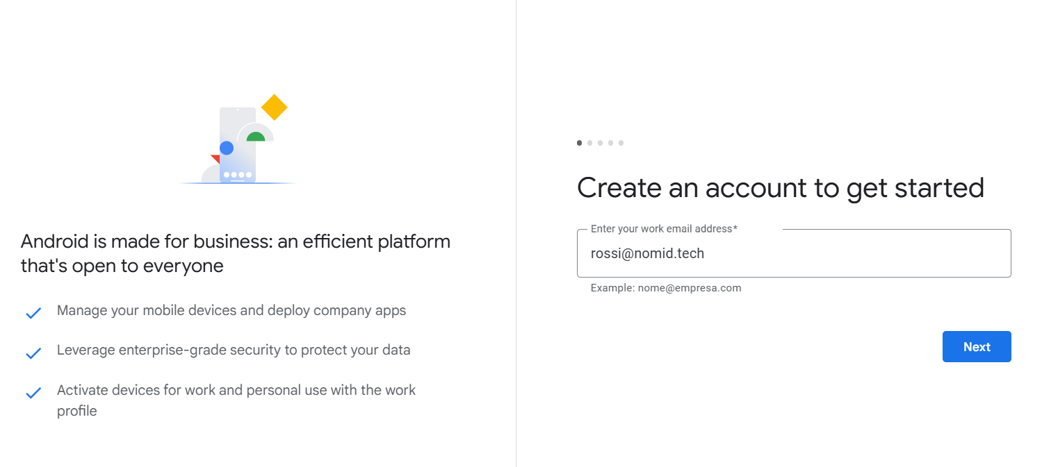 Google account selection screen showing multiple available accounts