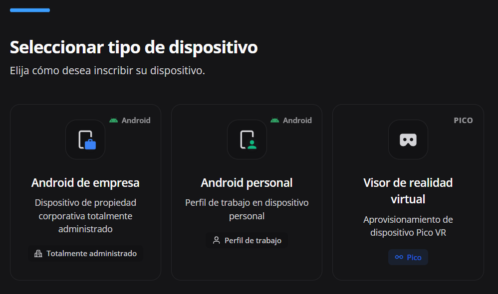 pantalla de generación de código QR o token de enrollment en Nomid