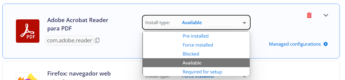 Install type