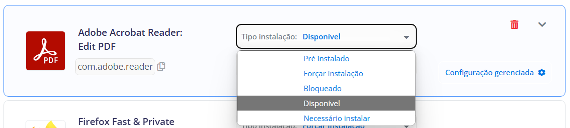 Install type