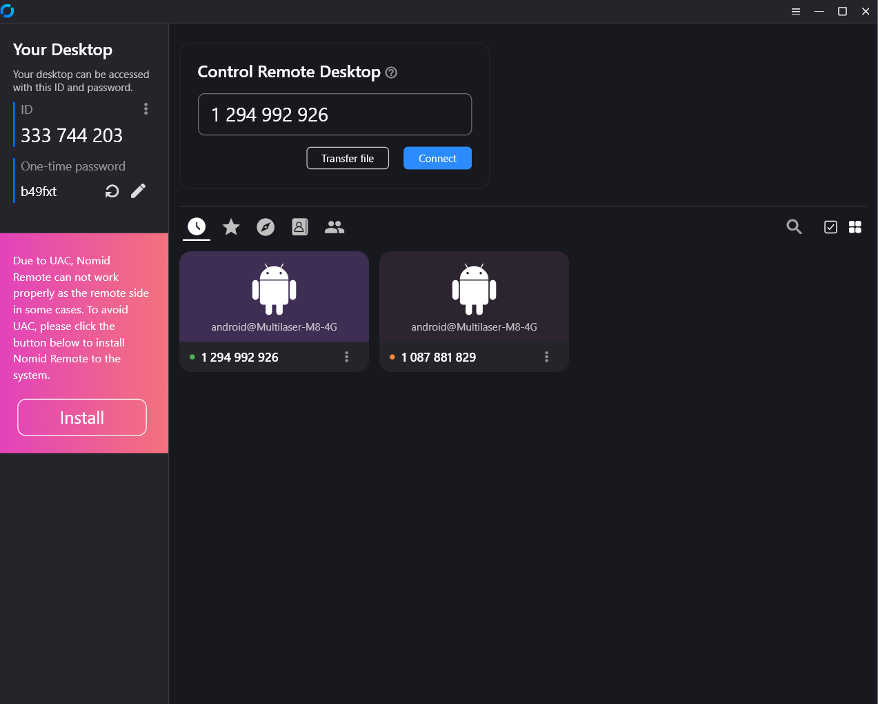 Establishing the Connection