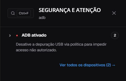 Resumo ADB ativado em pt-BR
