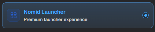 Nomid Launcher