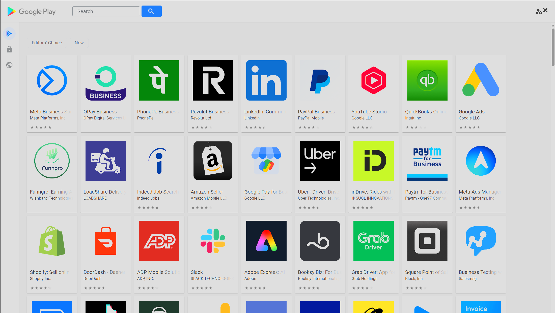 Add via Play Store