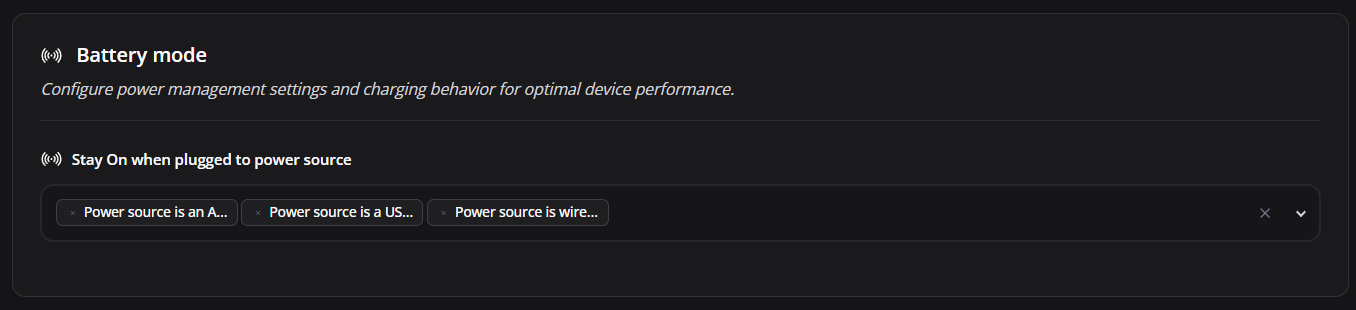 Battery and power