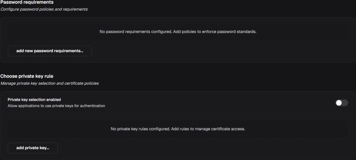 Access, credentials, and recovery