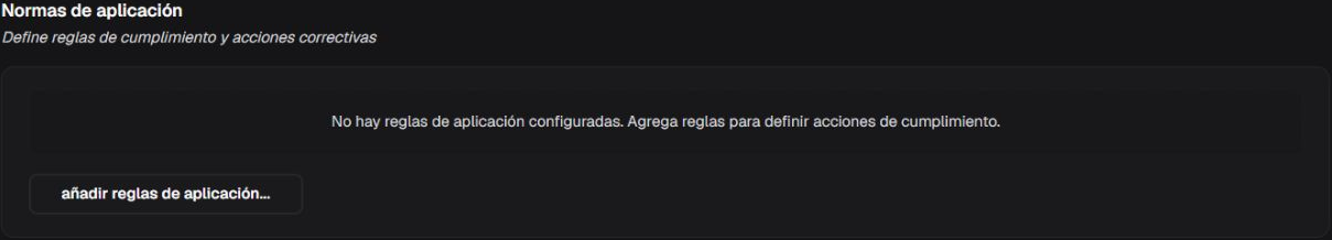 Reglas automáticas de seguridad