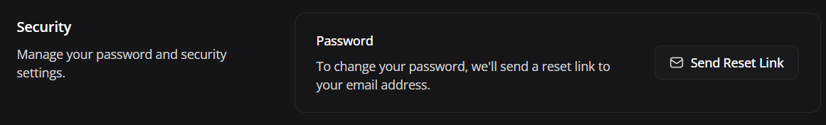 Account Security